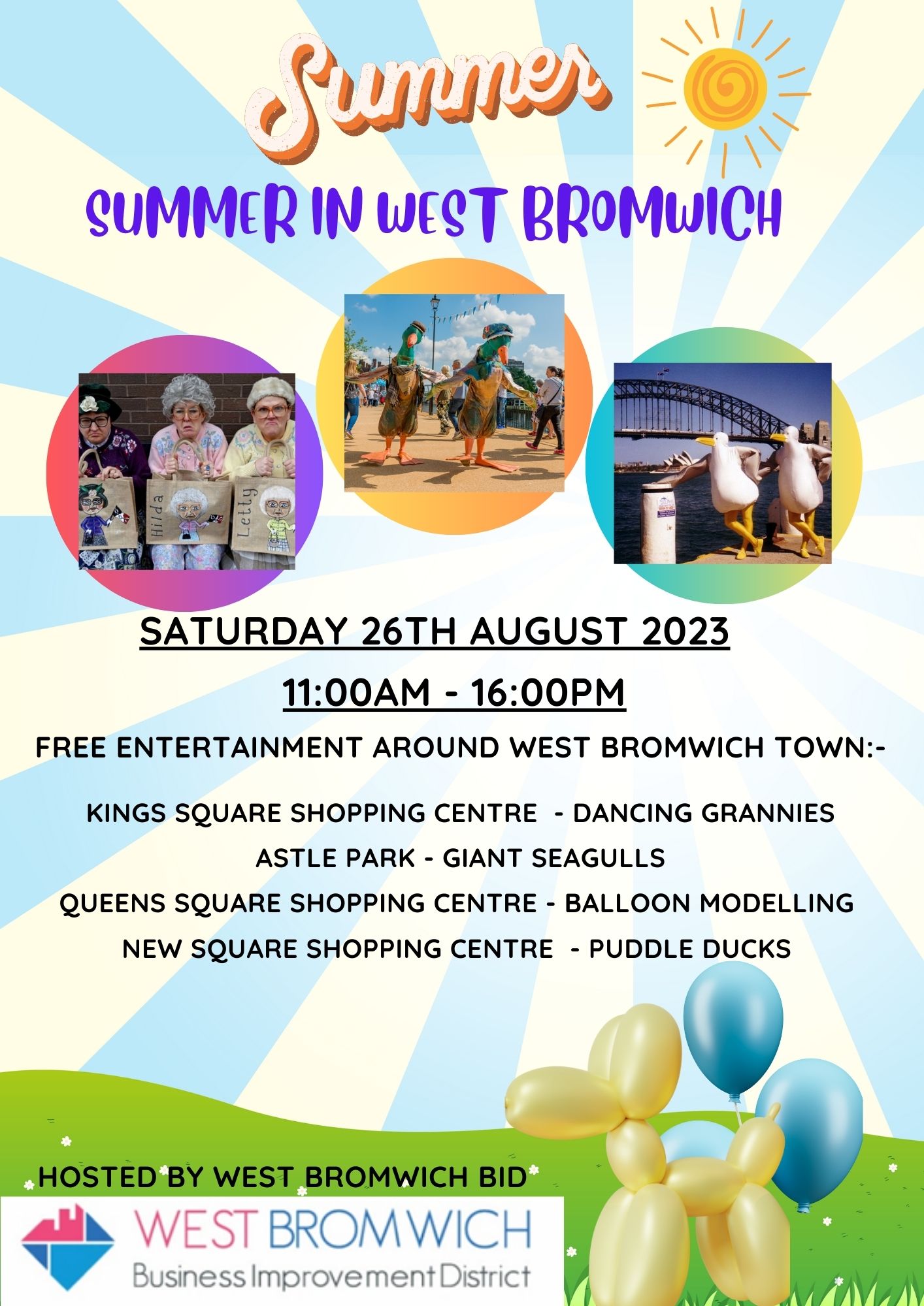 West Bromwich BID are hosting a Summer Event