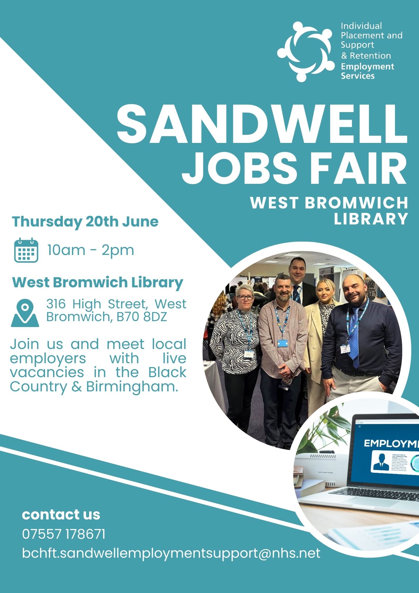 Sandwell Jobs Fair 20th June