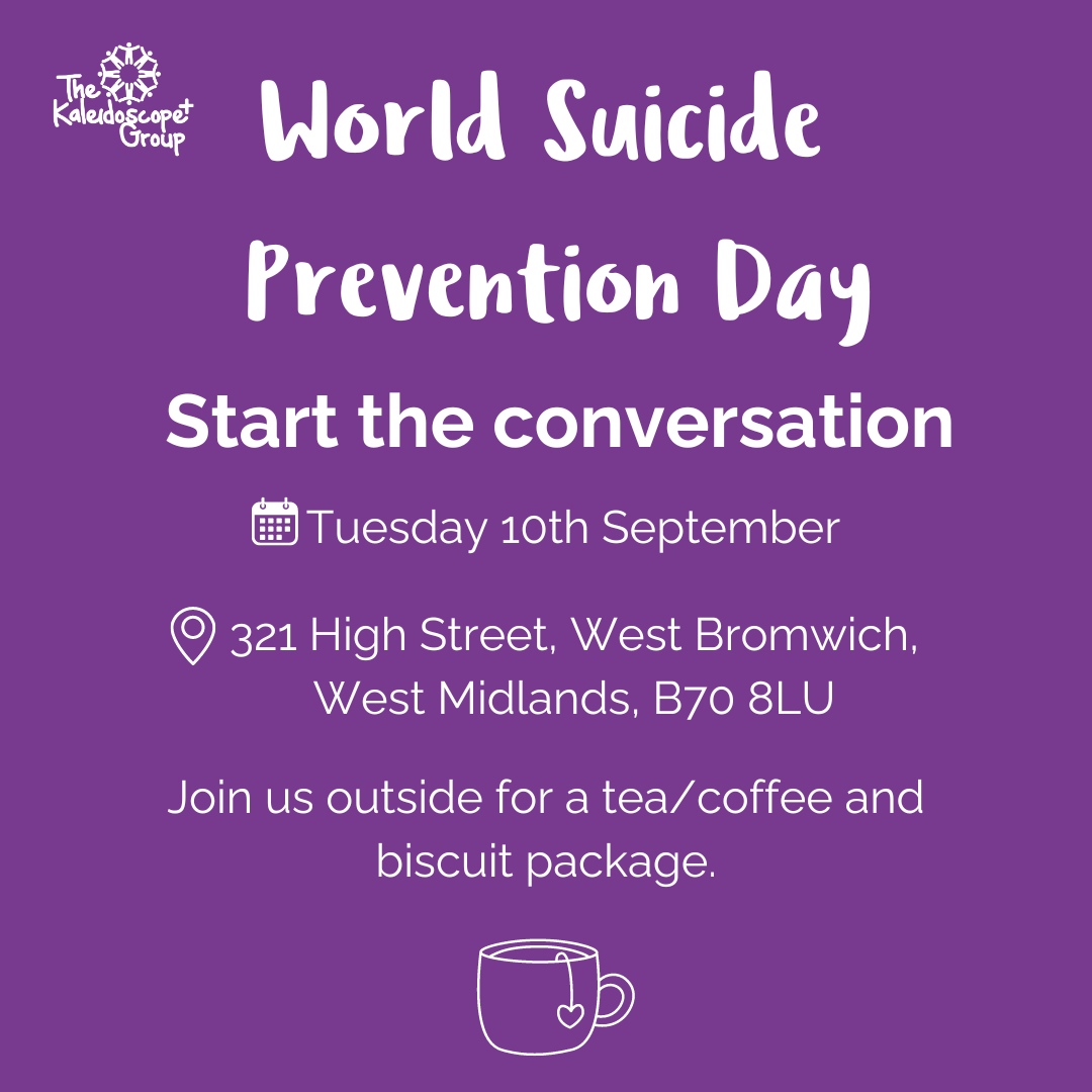 World Suicide Prevention Day at Kaleidoscope Plus Group