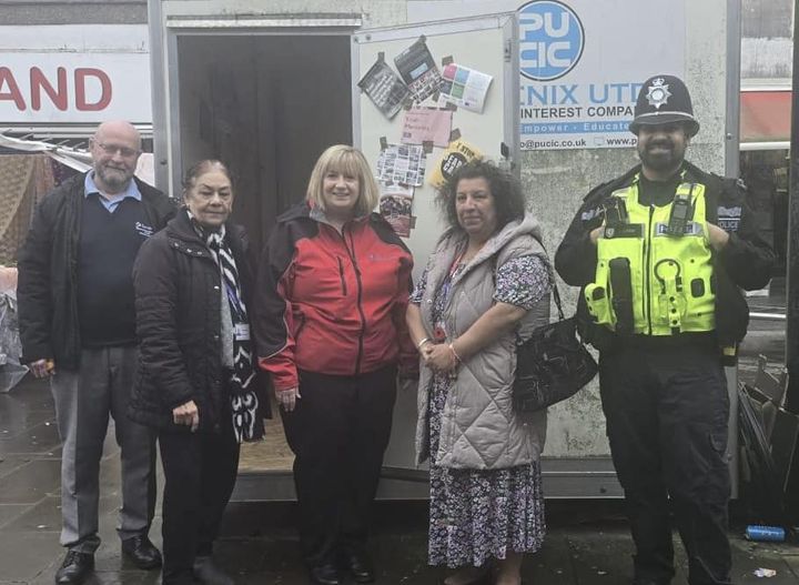 The BID Team Sandwell and Sandwell Police met to discuss the “Community Hub”